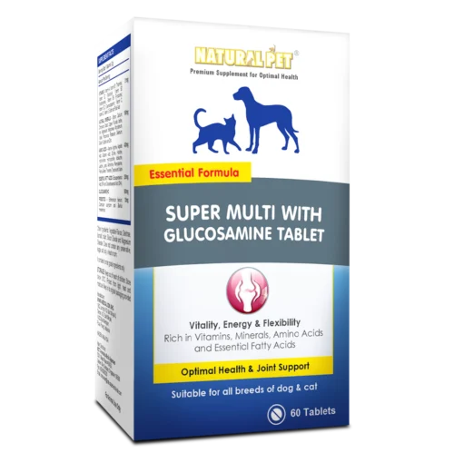 Natural Pet Super Multi dengan Glucosamine Tablet 2